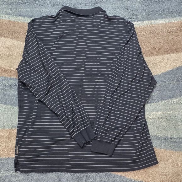 Donald J. Trump Signature Collection Men’s Long Sleeve Polo Shirt Black Size M - Picture 2 of 5